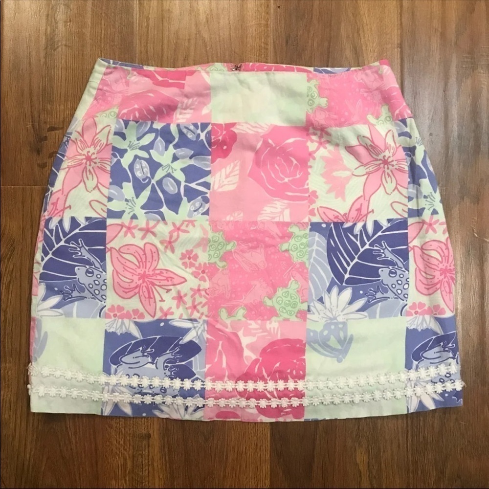 Lilly Pulitzer Patchwork Skirt - image 1
